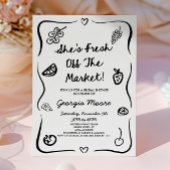 Ze is vers van de markt grillig Vrijgezellenfeest Kaart