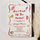 Ze is vers van de markt grillig Vrijgezellenfeest Kaart