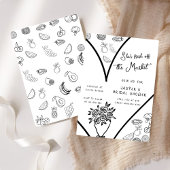 Ze is vers van de markt grillig Vrijgezellenfeest Kaart