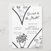 Ze is vers van de markt grillig Vrijgezellenfeest Kaart (Voorkant)