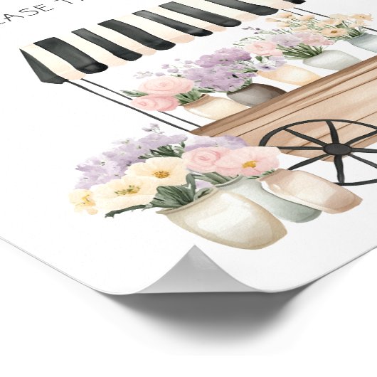 Ze is vers van de markt gunsten poster (Hoek)