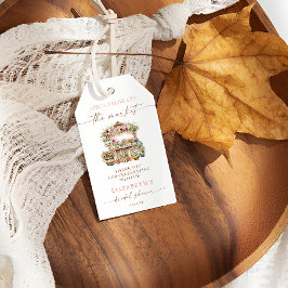 Ze is vers van de markt Herfst Vrijgezellenfeest Cadeaulabel