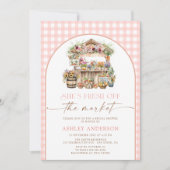 Ze is vers van de markt Herfst Vrijgezellenfeest Kaart (Voorkant)