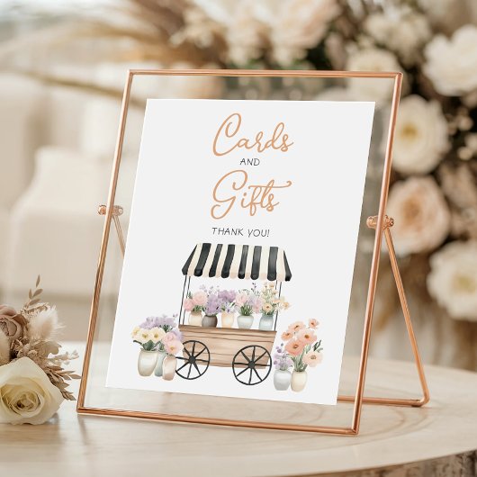 Ze is vers van de markt Kaarten en geschenken Poster