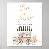 Ze is vers van de markt, liefde is zoet poster (Voorkant)