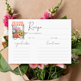 Ze is vers van de markt - Receptenkaart