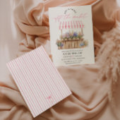 Ze is vers van de markt roze Vrijgezellenfeest Kaart