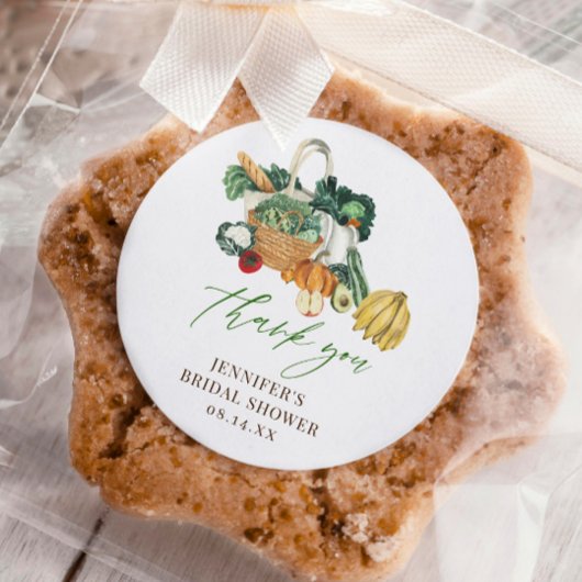 Ze is vers van de markt Vrijgezellenfeest dank u Ronde Sticker