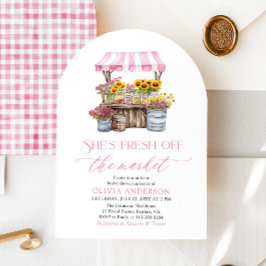 Ze is vers van de markt Vrijgezellenfeest gebogen Kaart