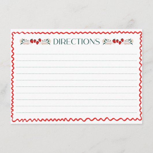 Ze is vers van de markt Vrijgezellenfeest recept Informatiekaartje (Achterkant)