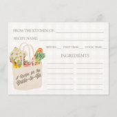 Ze is vers van de markt Vrijgezellenfeest recept Informatiekaartje (Voorkant)