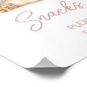 Ze is vers van de markt Vrijgezellenfeest snacks Poster (Hoek)