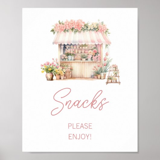 Ze is vers van de markt Vrijgezellenfeest snacks Poster (Voorkant)