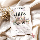 Ze is vers van het Paarse Vrijgezellenfeest van de Kaart