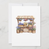 Ze is vers van het Vrijgezellenfeest van de markt Kaart (Achterkant)