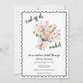 Ze is vers van het Vrijgezellenfeest van de markt Kaart (Voorkant)