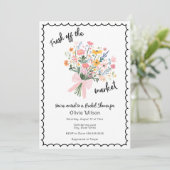 Ze is vers van het Vrijgezellenfeest van de markt Kaart (Staand voorkant)