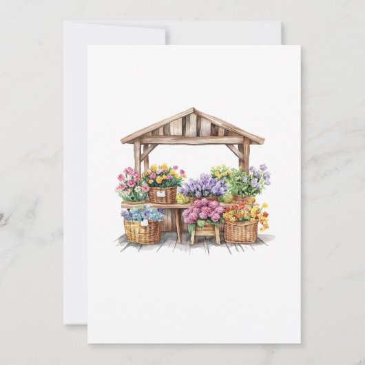 Ze is vers van het Vrijgezellenfeest van de markt Kaart (Achterkant)