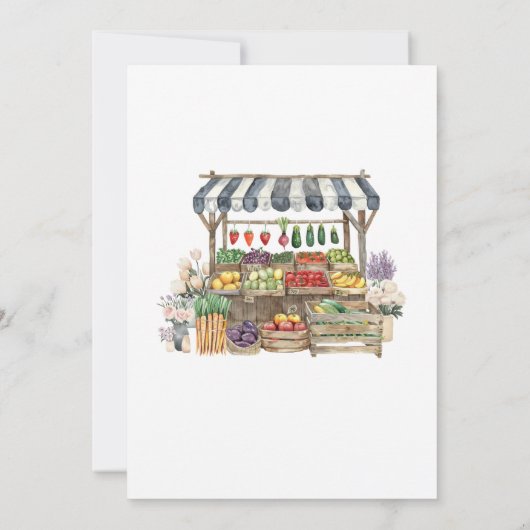 Ze is vers van het Vrijgezellenfeest van de markt Kaart (Achterkant)