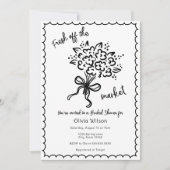 Ze is vers van het Vrijgezellenfeest van de markt Kaart (Voorkant)