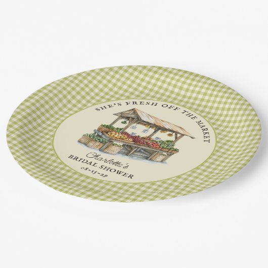 Ze is vers van het Vrijgezellenfeest van de markt Papieren Bordje (Gekanteld)