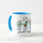 "ZE IS VOL VUUR" INSPIREREND QUOTE MOK (Voorkant links)