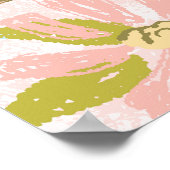 Ze is voorzien van Sterkte- en Dignity-spreekwoord Poster (Hoek)