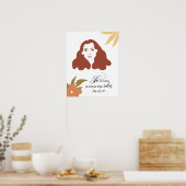 Ze is waardevoller dan roebels, bijbels poster (Keuken)