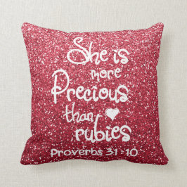 Ze is waardevoller dan roebels. kussen