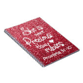 Ze is waardevoller dan roebels. notitieboek (Rechterzijde)