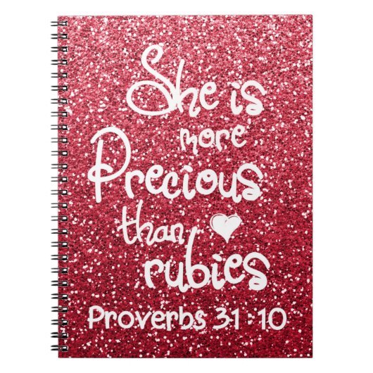 Ze is waardevoller dan roebels. notitieboek (Voorkant)