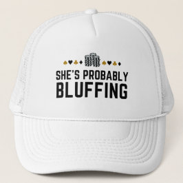Ze is waarschijnlijk bluf - Casino Poker Bluff Gif Trucker Pet