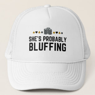Ze is waarschijnlijk bluf - Casino Poker Bluff Gif Trucker Pet