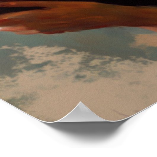 Ze is weg waar ze wegging poster (Hoek)