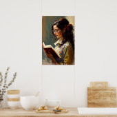 Ze is weg waar ze wegging poster (Keuken)