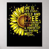 Ze is zelf vrij en vrij geweldig poster (Voorkant)