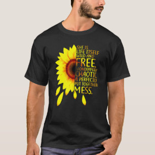 Ze is zelf wild en vrij, wonderlijk chot t-shirt