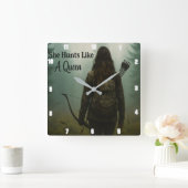 Ze jaagt als een koningin vierkante klok (Huis)