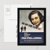 Ze kan er schoon uitzien - maar briefkaart (Voorkant / Achterkant)