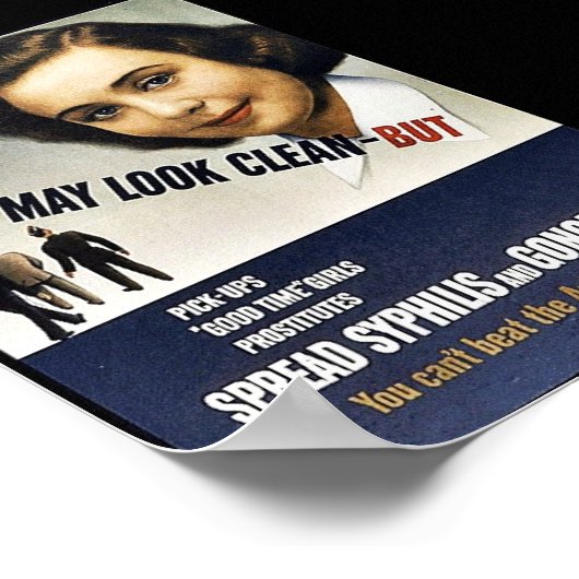 Ze kan er schoon uitzien - maar poster (Hoek)