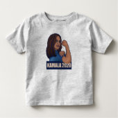 Ze kan het doen KAMALA 2020 Stem Kamala Harris Kinder Shirts (Voorkant)