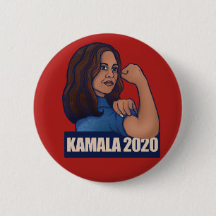 Ze kan het KAMALA 2020 Stemming Kamala Harris Ronde Button 5,7 Cm