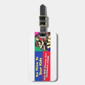 ZE KIES NAAR JE KINDEREN, ZE KIEZEN UW NIH BAGAGELABEL (Voorkant verticaal)