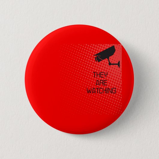 Ze kijken ronde button 5,7 cm (Voorkant)