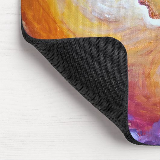 Ze kijkt naar de sterren muismat (Hoek)