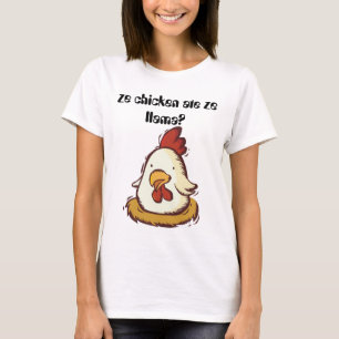 ze kip ate ze llama ? t-shirt
