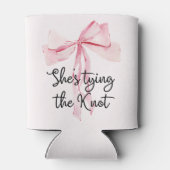 Ze Knoop Haar Knoop Bruidsdouche Blikjeskoeler (Achterkant)