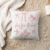 Ze Knoopt de Knoop Bachelorette Design | Schattig Kussen (Deken)