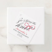 Ze Knoopt de Knoop Boog Coquette Bruidsborrel Bedankjes Labels (In situ)