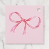 Ze Knoopt de Knoop Boog Coquette Bruidsborrel Bedankjes Labels (Achterkant)